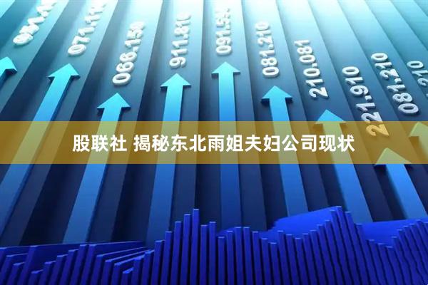 股联社 揭秘东北雨姐夫妇公司现状