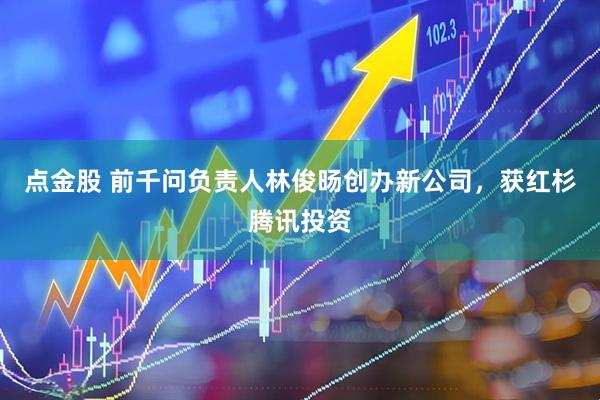 点金股 前千问负责人林俊旸创办新公司，获红杉腾讯投资